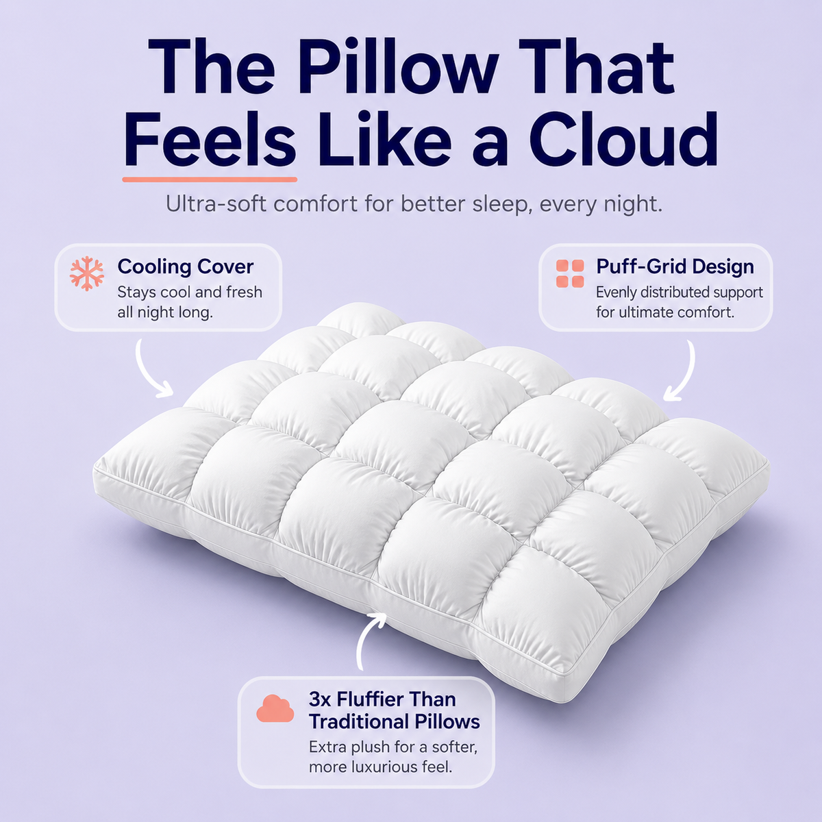 Luma™ Puff Pillow